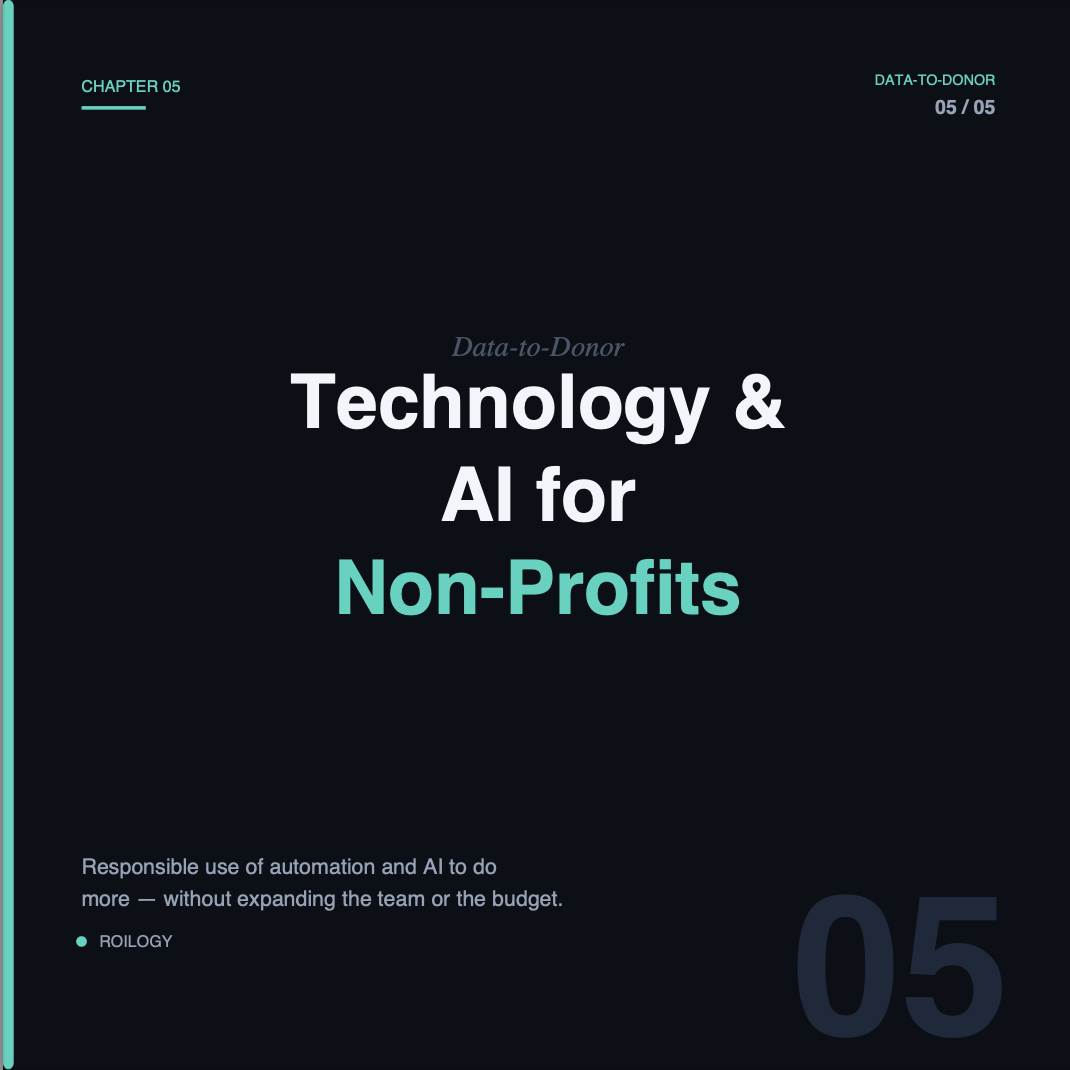 Guillermo Bale marketing for non-profits workshop: Technology and AI for Non-Profits, responsible automation